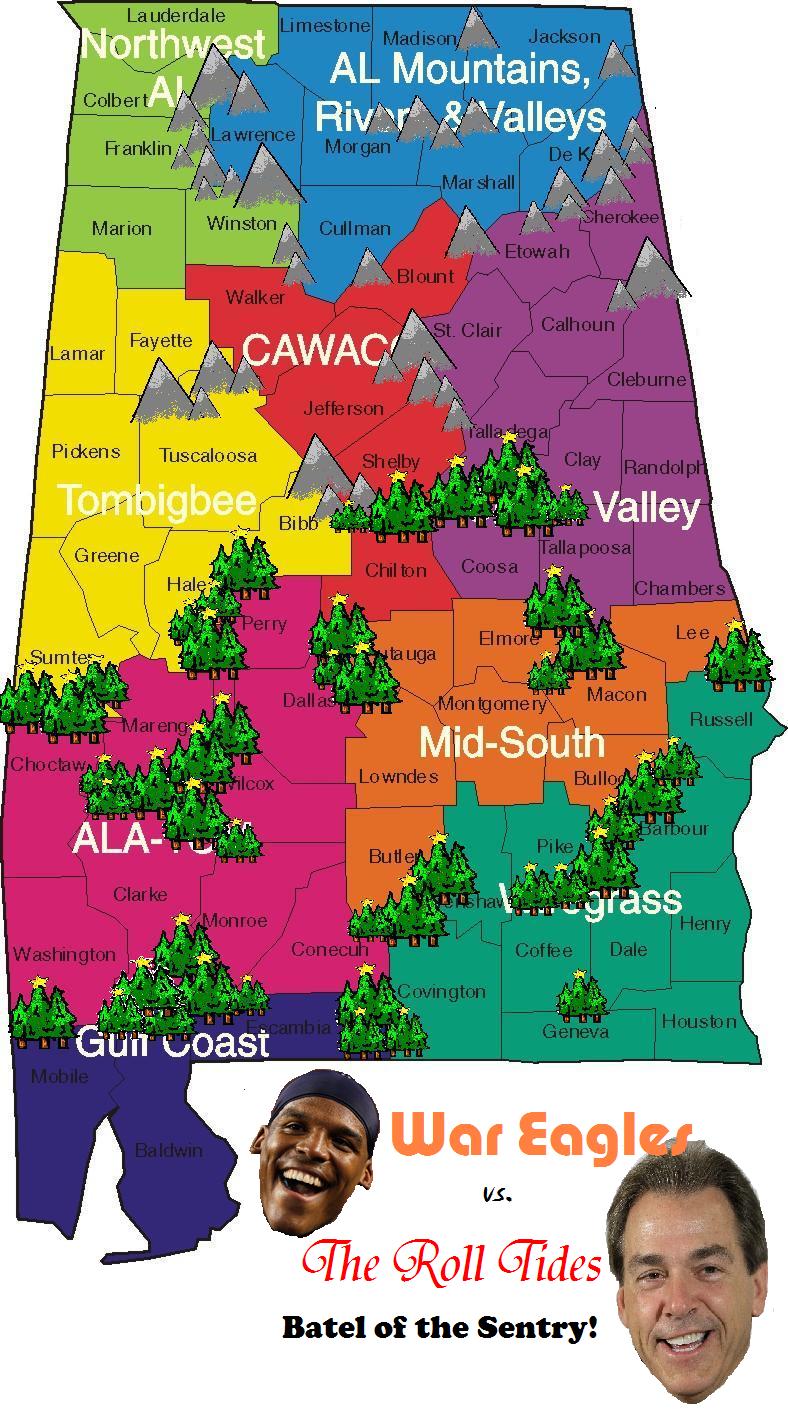 the map